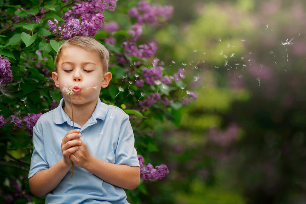 This image has an empty alt attribute; its file name is boy-blowing-wish-wisher-dandelion-blue-shirt-lilacs-1024x682.jpg